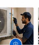 AC AMC Maintenance service in Tiruvarur by BSG Air Cooling System technician