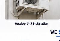 Outdoor AC unit installation in Tiruvarur by BSG Air Cooling System